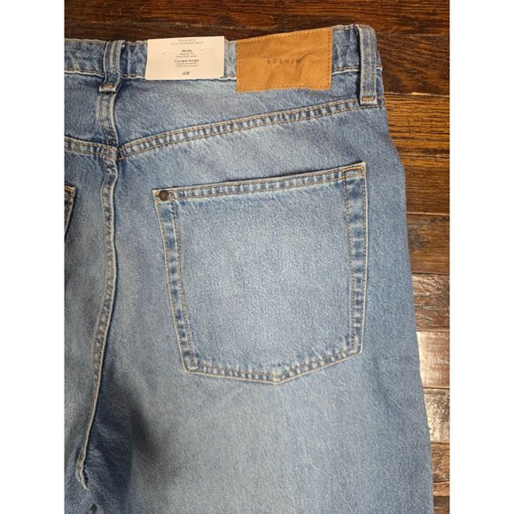 NWT H&M Wide Regular Fit Ultra High Waist Jeans US 12 - Picture 10 of 11